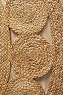 Natural Daisy Jute Round Rug