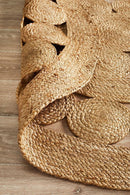 Natural Daisy Jute Round Rug