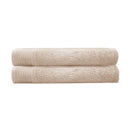Elvire Bath Sheet - 2 Pack - Buff