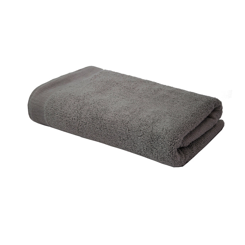 Elvire Bath Sheet - 2 Pack - Pewter