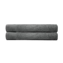 Elvire Bath Sheet - 2 Pack - Pewter