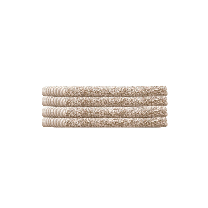 Elvire Hand Towel - 4 Pack - Buff