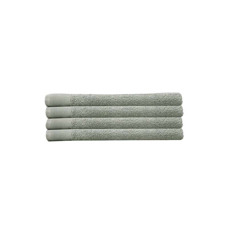 Elvire Hand Towel - 4 Pack - Sage