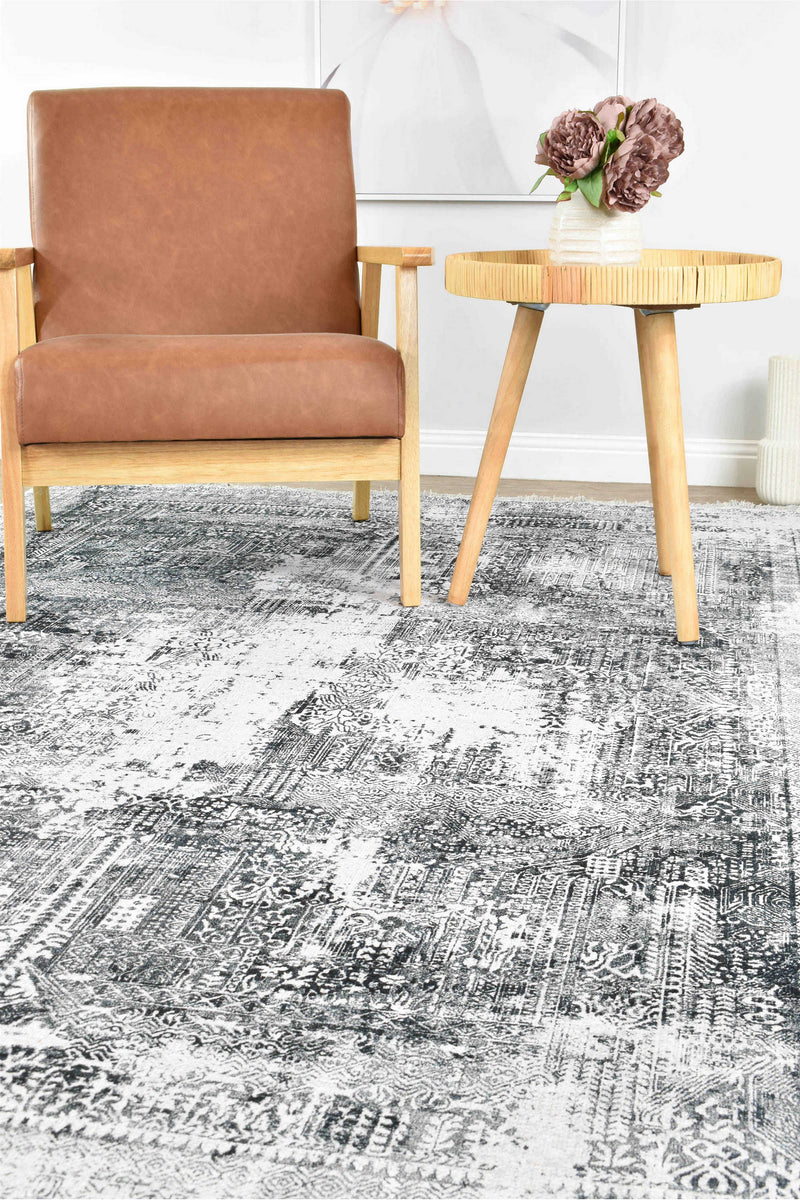 Ripper Grey Basalt Rug