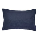 Herringbone Embossed Coverlet Set Navy