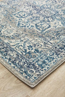 Bursting Blue Runner Rug Culture
