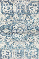 Bursting Blue Runner Rug Culture