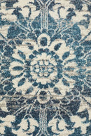 Bursting Blue Runner Rug Culture