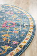 Perfect Navy Round Rug Rug Culture