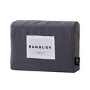 Linen Sheet Set - Charcoal