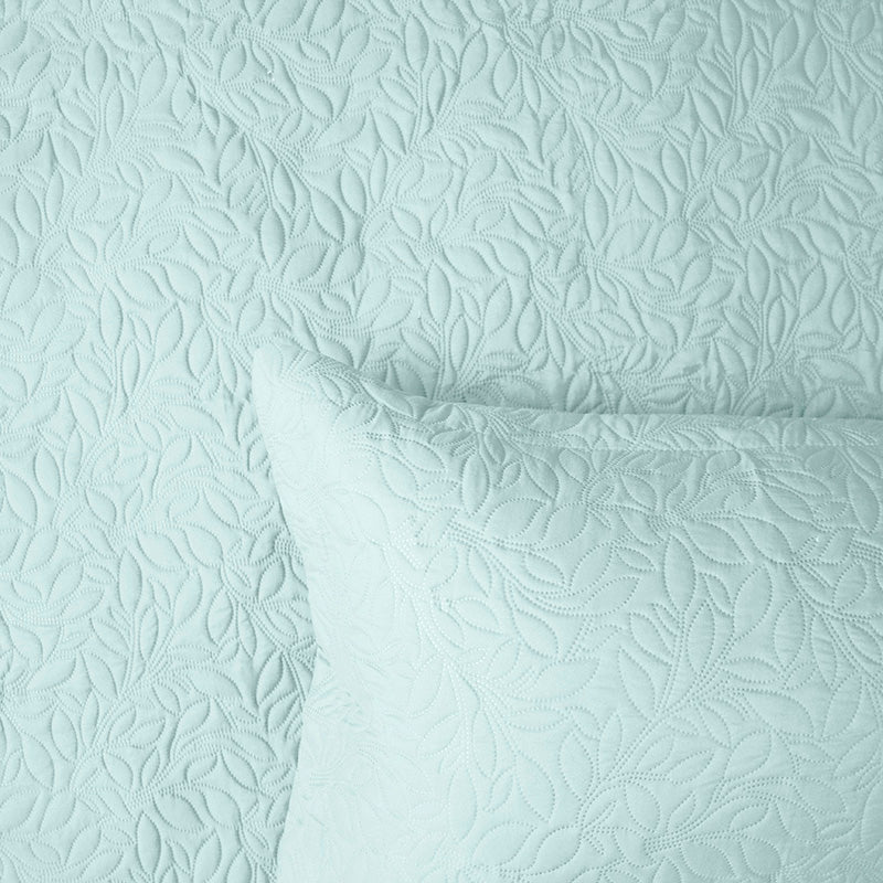 Botanica Embossed Coverlet Set - Glacier