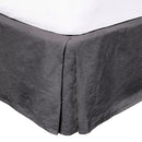 Linen Valance - Charcoal