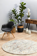 Trio Silver Round Rug Rug Culture