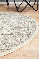 Boxcar Grey Round Rug