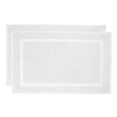 Chateau Bath Mat - 2 Pack - 50x75cm - White