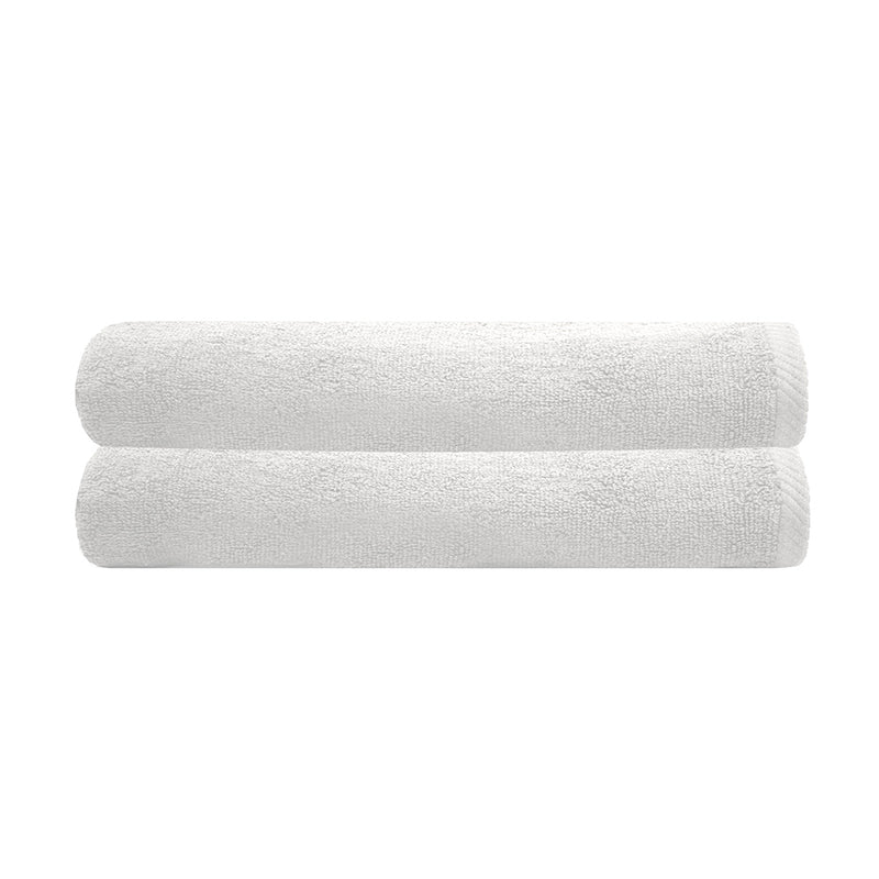 Chateau Bath Sheet - 2 Pack - White