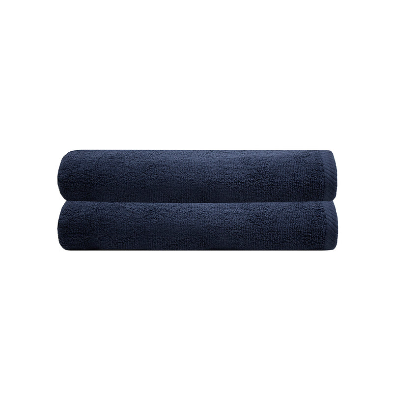 Chateau Bath Towel - 2 Pack - Navy