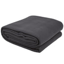Villa Polar Fleece Blanket - Charcoal