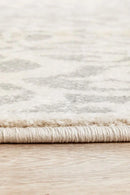 Chrome Lydia Silver Round Rug Rug Culture
