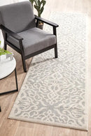 Chrome Lydia Silver Runner Rug Culture
