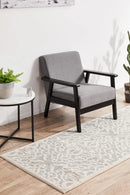 Chrome Lydia Silver Runner Rug Culture