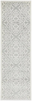 Chrome Lydia Silver Runner Rug Culture