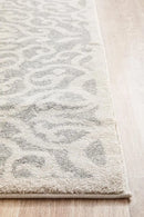 Chrome Lydia Silver Runner Rug Culture