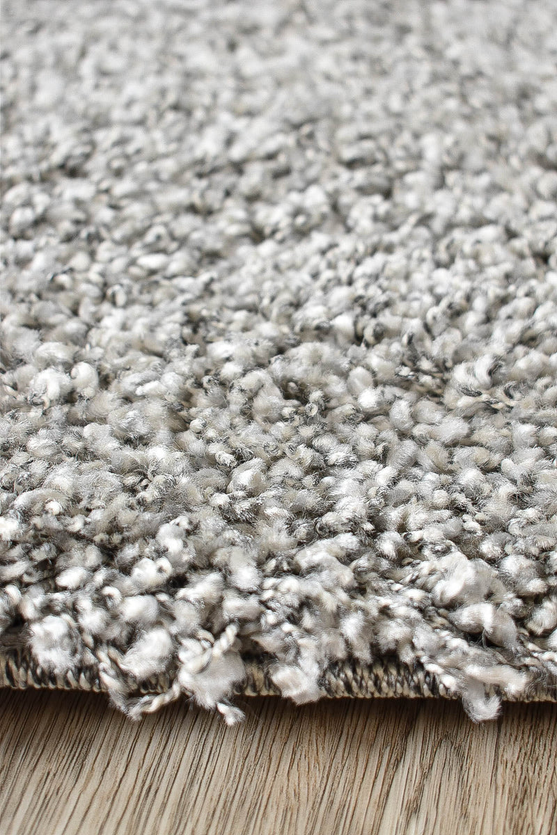 Light Pepper Shaggy Rug