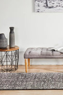 Estelle Charcoal Runner Rug Culture