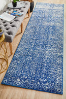 Oasis Navy Runner Rug Culture