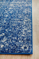 Oasis Navy Runner Rug Culture