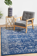 Oasis Navy Rug Rug Culture