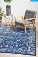Oasis Navy Rug Rug Culture