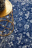 Oasis Navy Rug Rug Culture