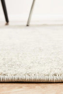 Arcadian Silver Round Rug Rug Culture