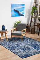 Blizzardy Navy Rug Rug Culture