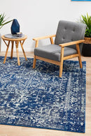 Blizzardy Navy Rug Rug Culture