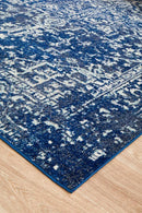 Blizzardy Navy Rug Rug Culture