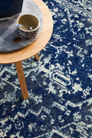 Blizzardy Navy Rug Rug Culture