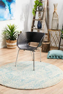 Glacier Round Rug Rug Culture