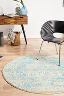 Glacier Round Rug Rug Culture
