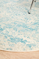 Glacier Round Rug Rug Culture