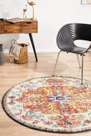 Serene White Round Rug Rug Culture
