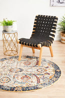 Still Ivory Round Rug Rug Culture