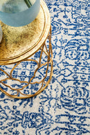 Nayla Frost Blue Round Rug