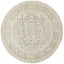Otis Silver Round Rug Rug Culture