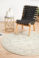 Winter White Round Rug Rug Culture