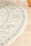Winter White Round Rug Rug Culture