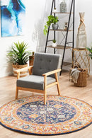 Splash Multi Round Rug Rug Culture