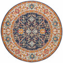 Splash Multi Round Rug Rug Culture